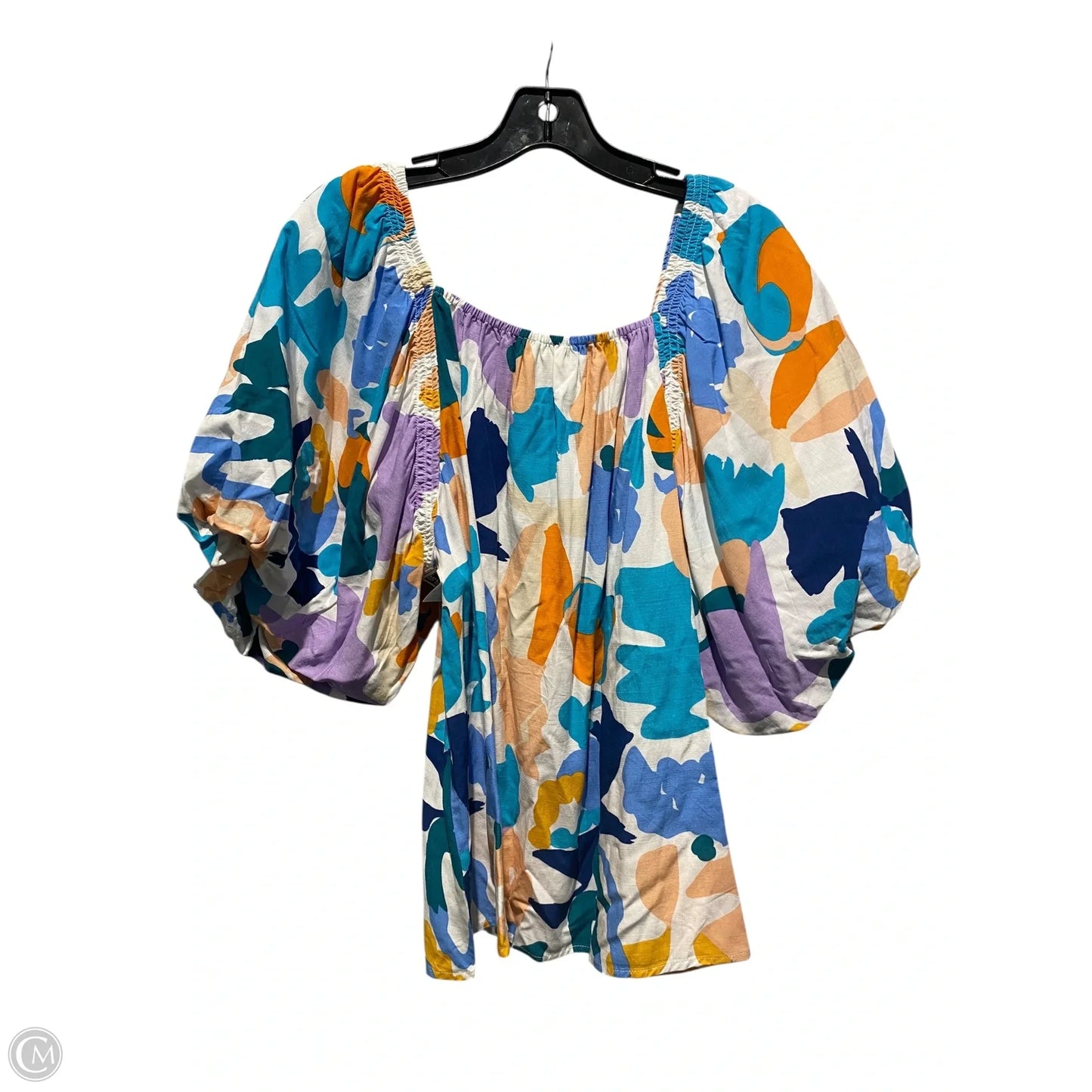 Top Short Sleeve By Entro In Multi-colored, Size: Xl