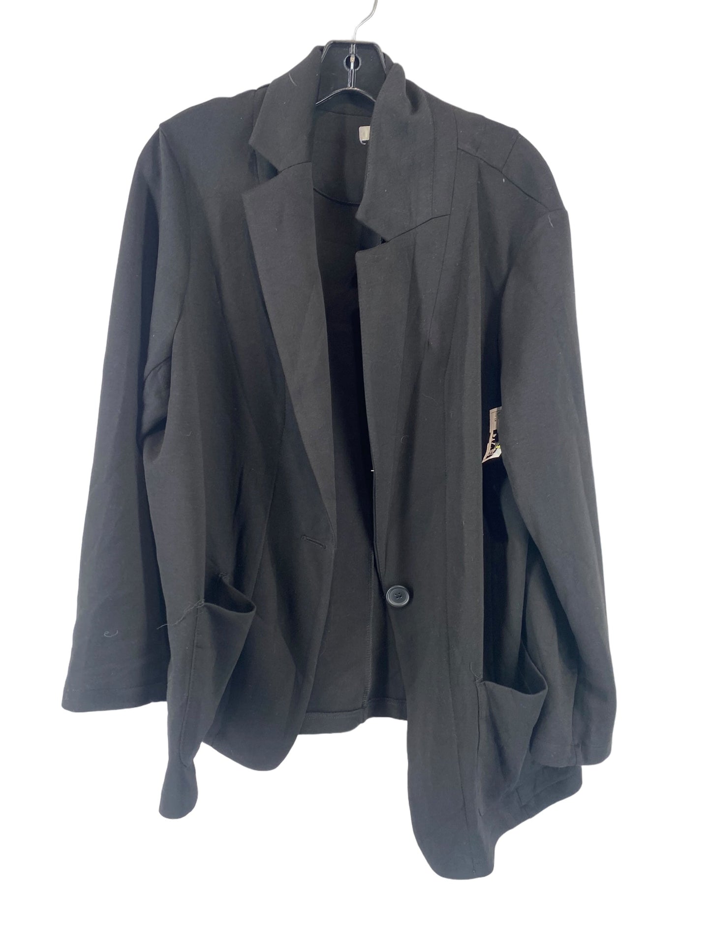 Blazer By Max Studio In Black, Size: 1x