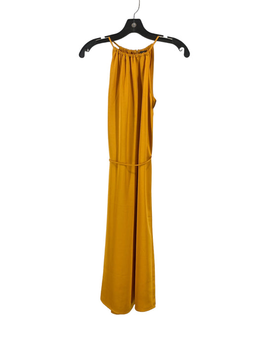 Yellow Dress Casual Midi Ann Taylor, Size S