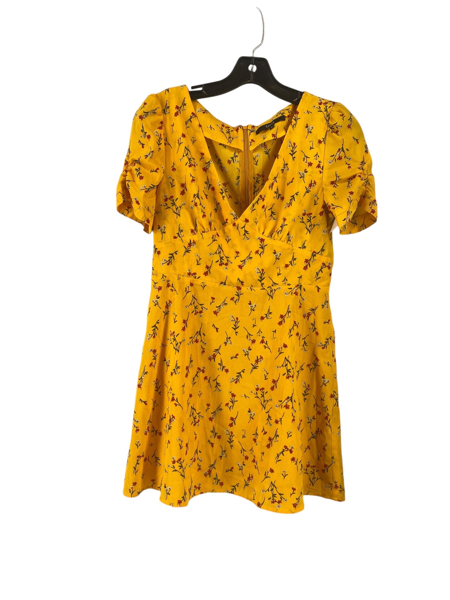 Dress Casual Short By Zaful In Yellow, Size: M