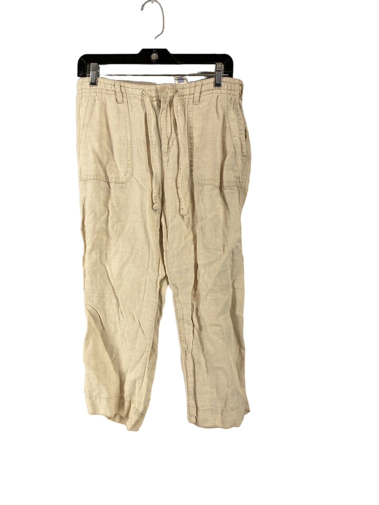 Pants Linen By Liz Claiborne In Tan, Size: 8