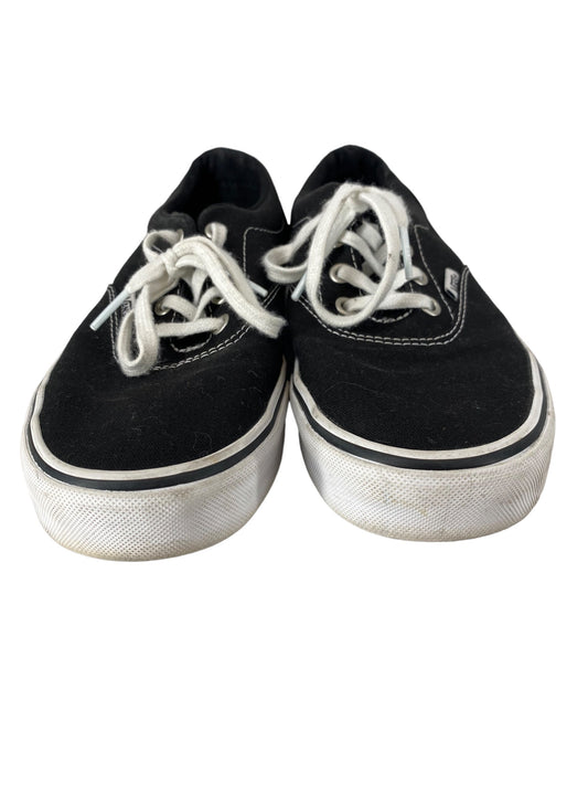 Black Shoes Sneakers Vans, Size 8