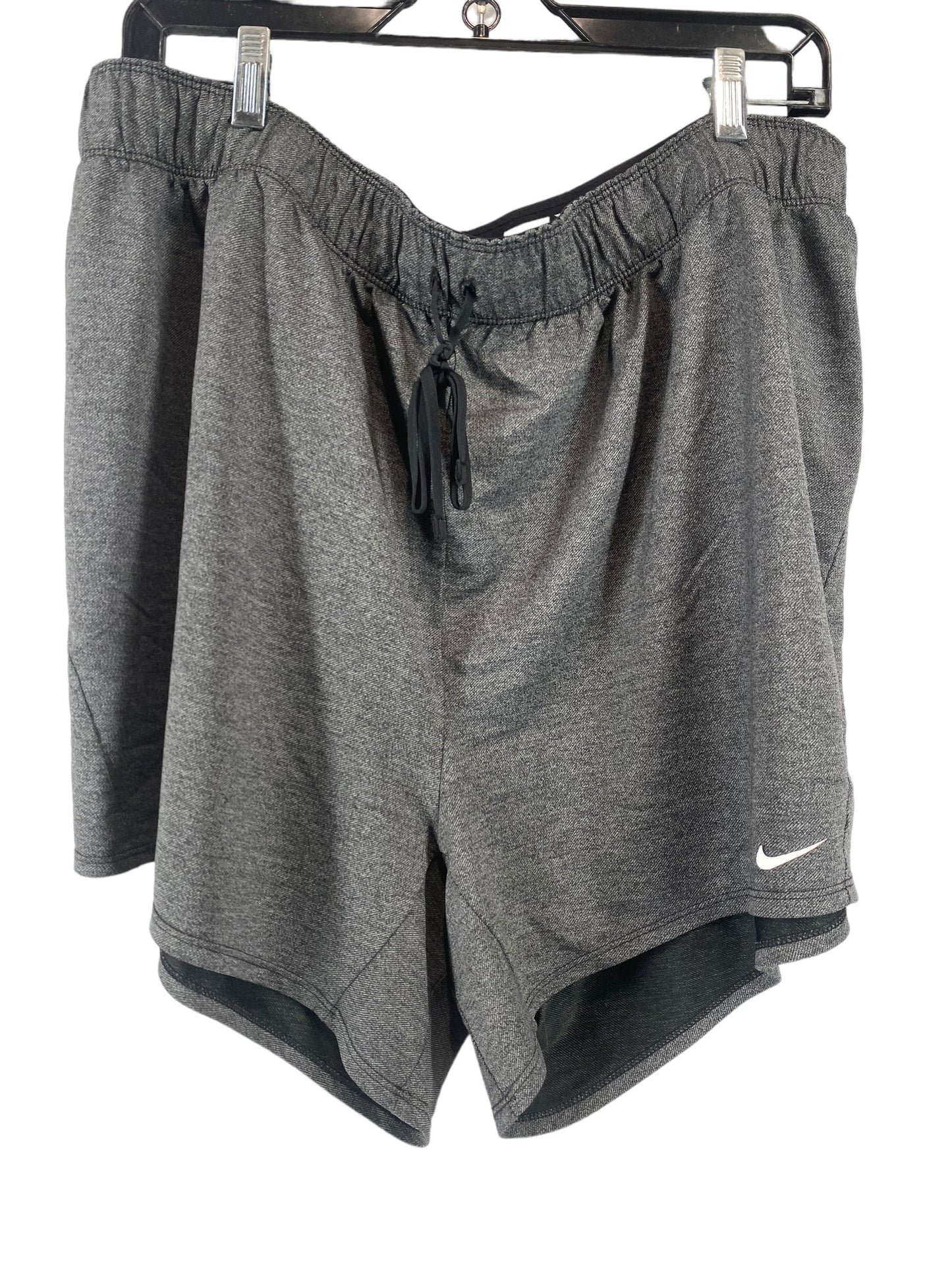Grey Athletic Shorts Nike Apparel, Size Xl
