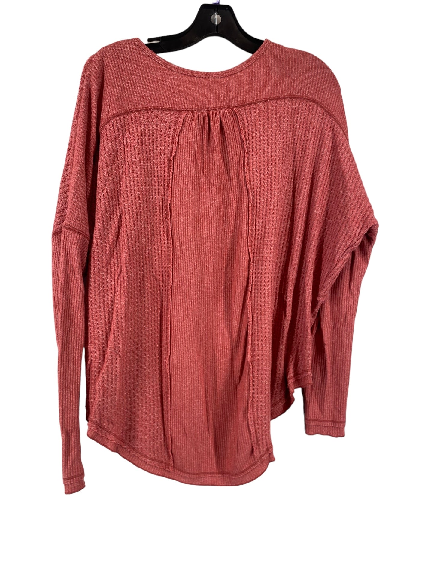 Pink Top Long Sleeve Free People, Size Xs