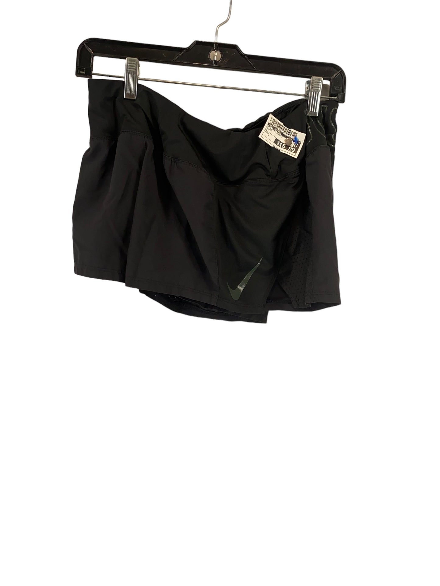 Black Athletic Shorts Nike Apparel, Size L