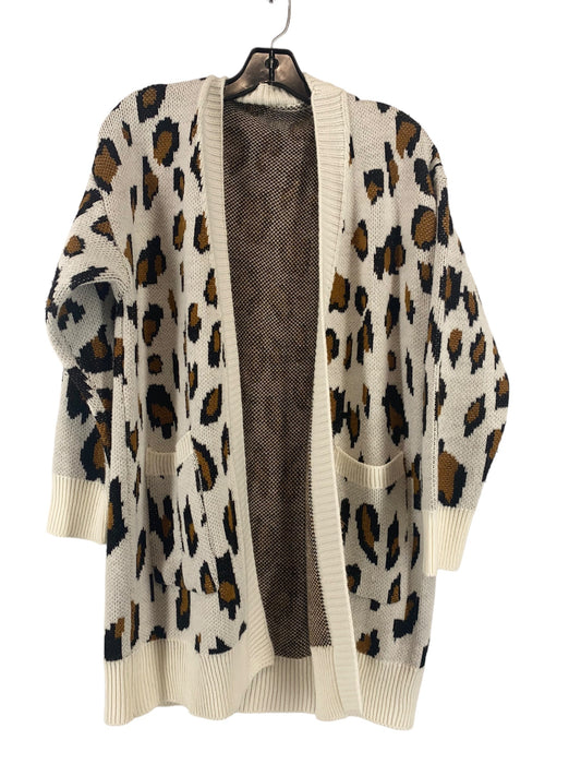 Animal Print Cardigan Clothes Mentor, Size Xl