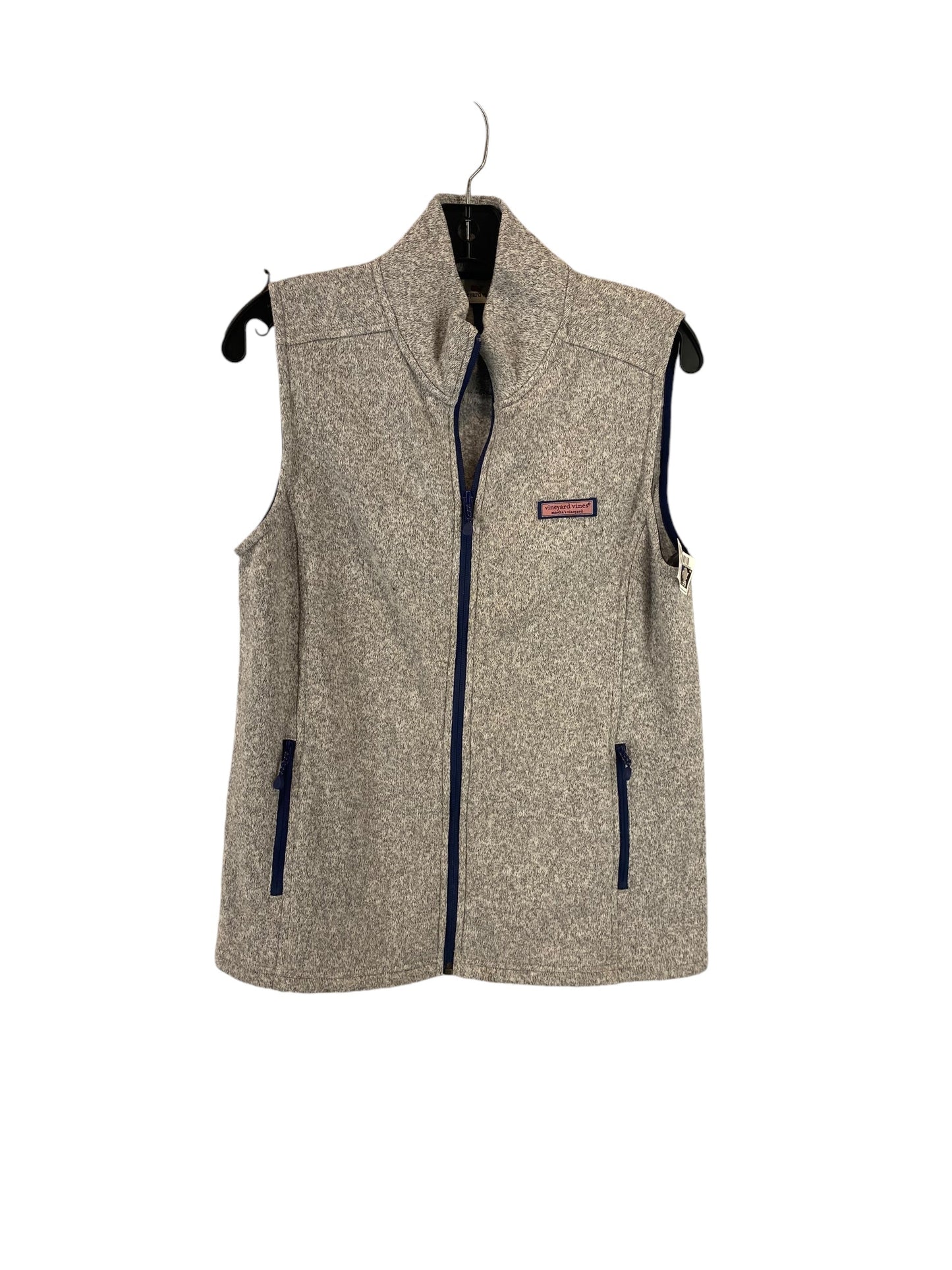 Vest Fleece By Vineyard Vines In Grey, Size: S