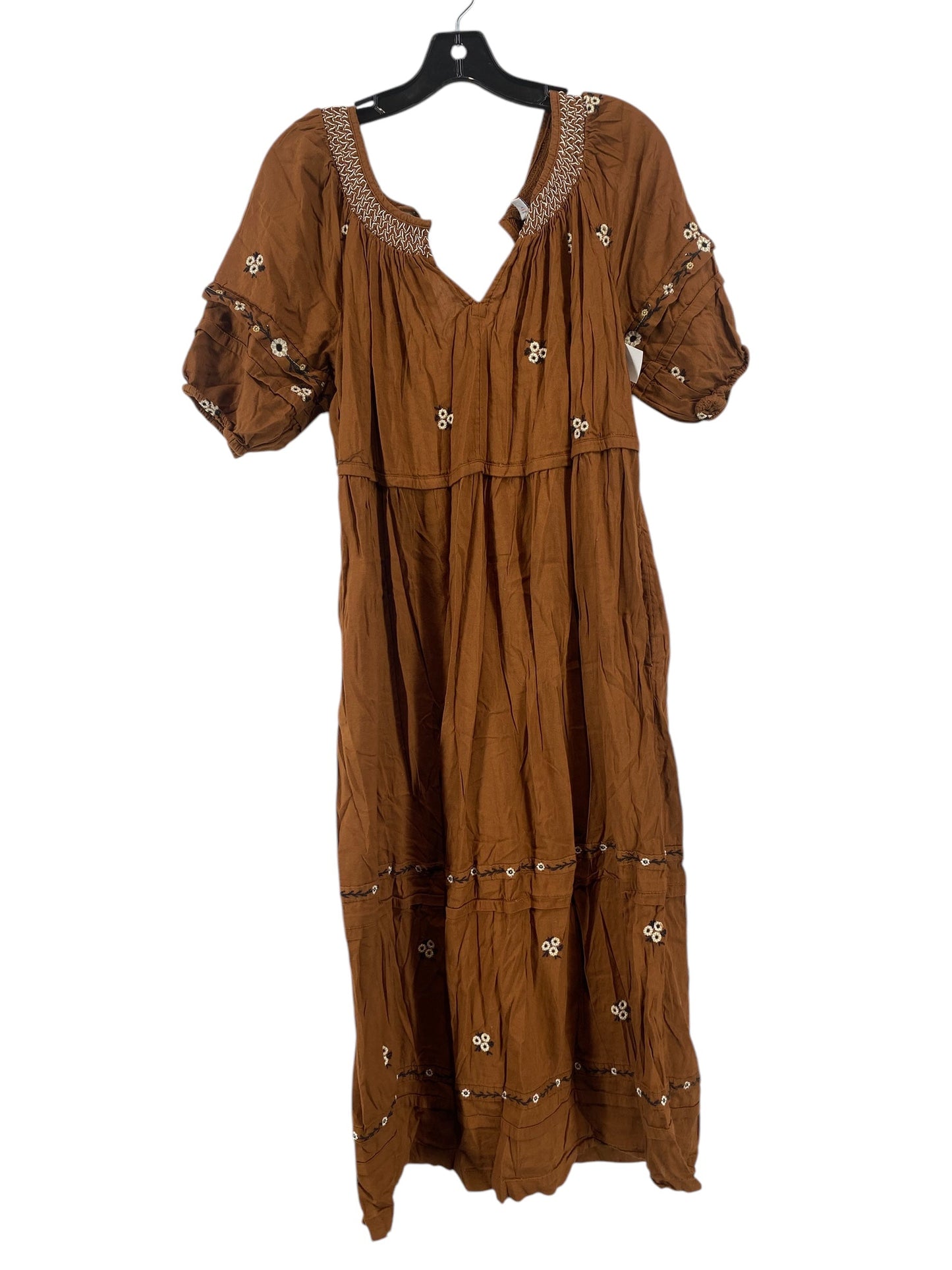 Dress Casual Maxi By Old Navy In Brown, Size: M