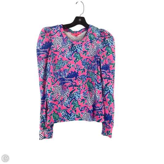 Top Long Sleeve Designer By Lilly Pulitzer In Multi-colored, Size: Xs