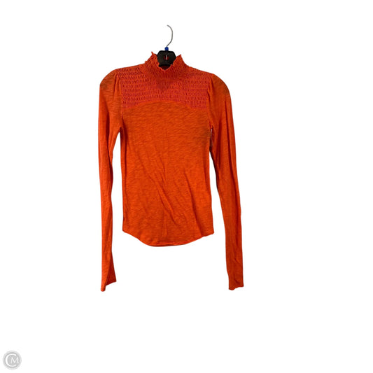 Top Long Sleeve By We The Free In Orange, Size: Xs