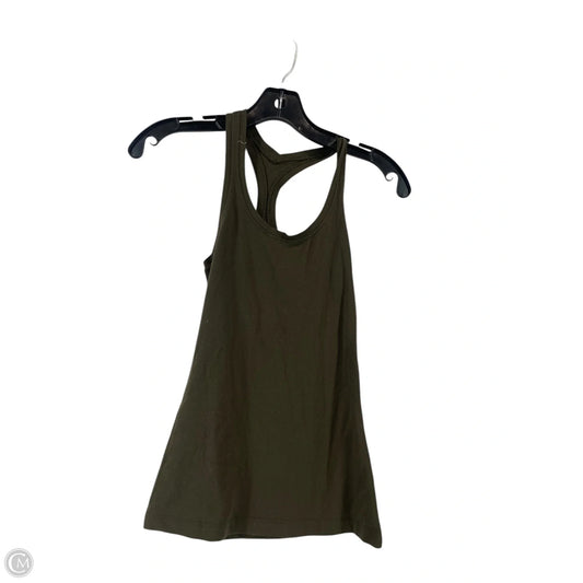 Athletic Tank Top By Lululemon In Green, Size: S