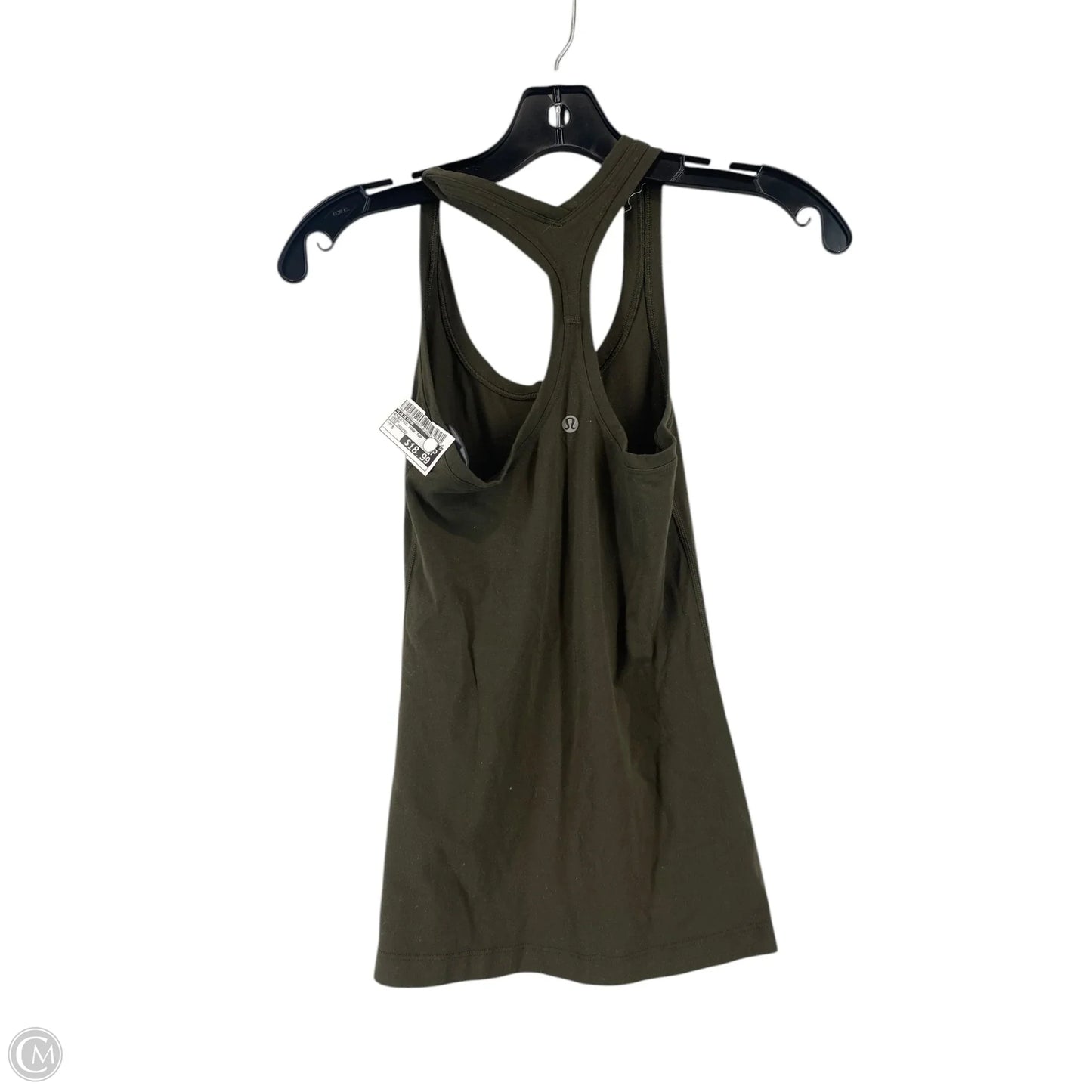 Athletic Tank Top By Lululemon In Green, Size: S