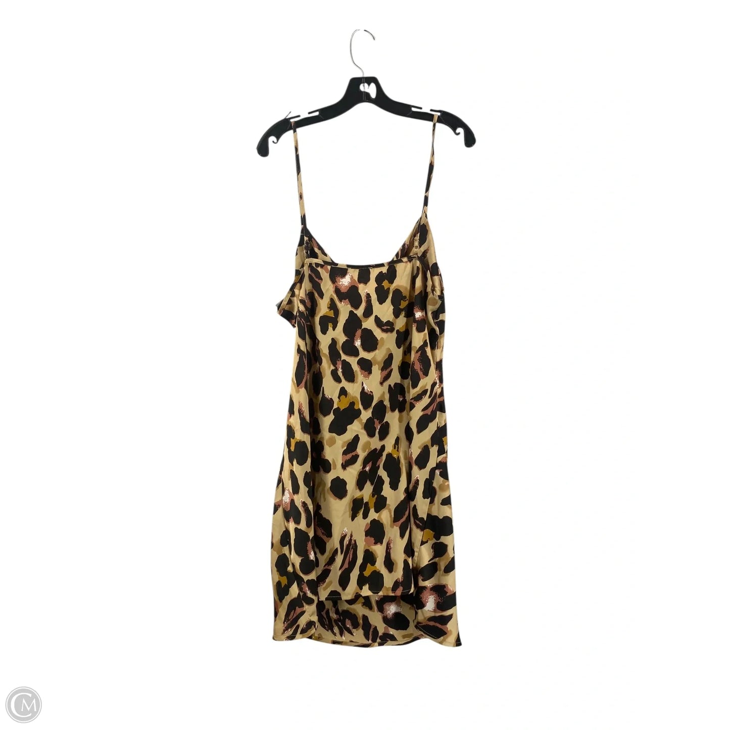 Dress Casual Short By Fashion Nova In Animal Print, Size: 1x