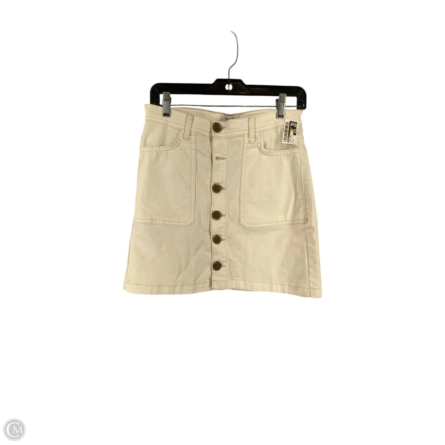 Skirt Mini & Short By Kensie In White Denim, Size: 6