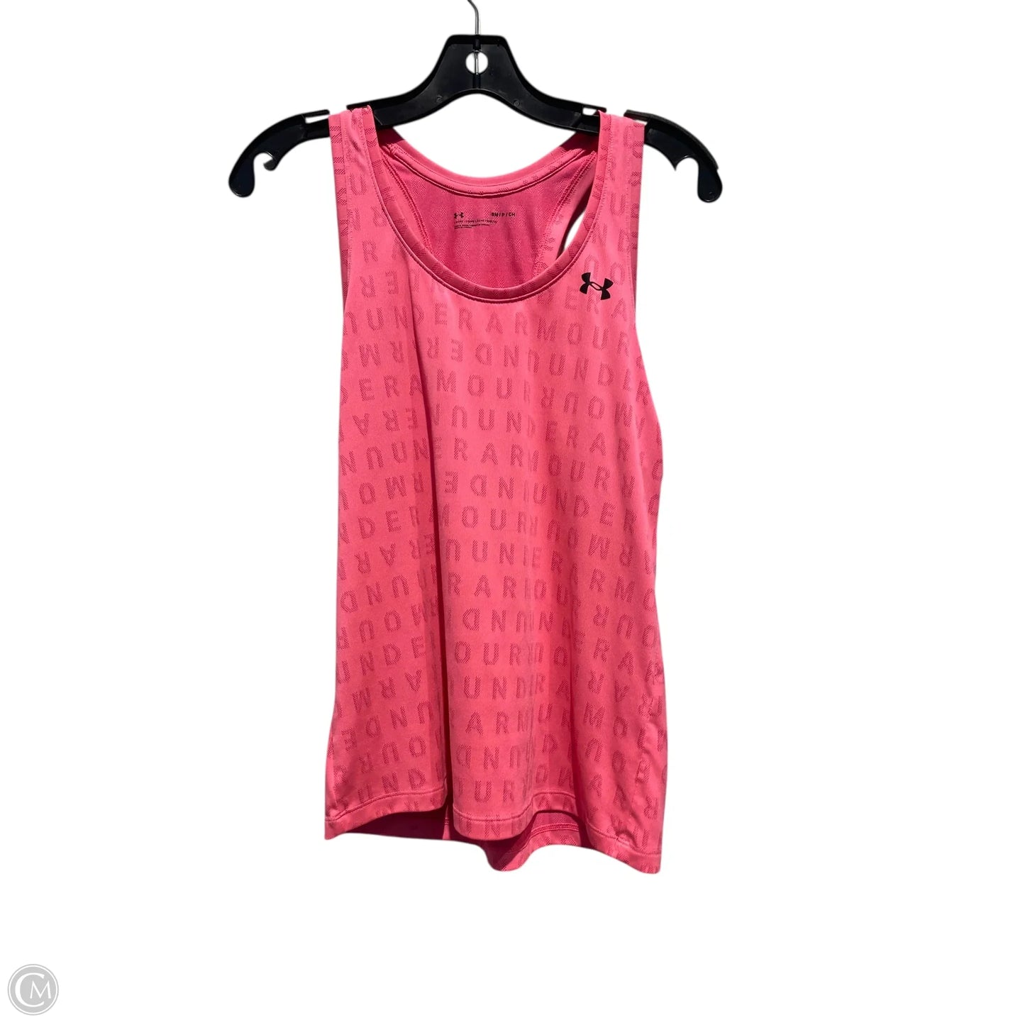 Athletic Tank Top By Under Armour In Pink, Size: S