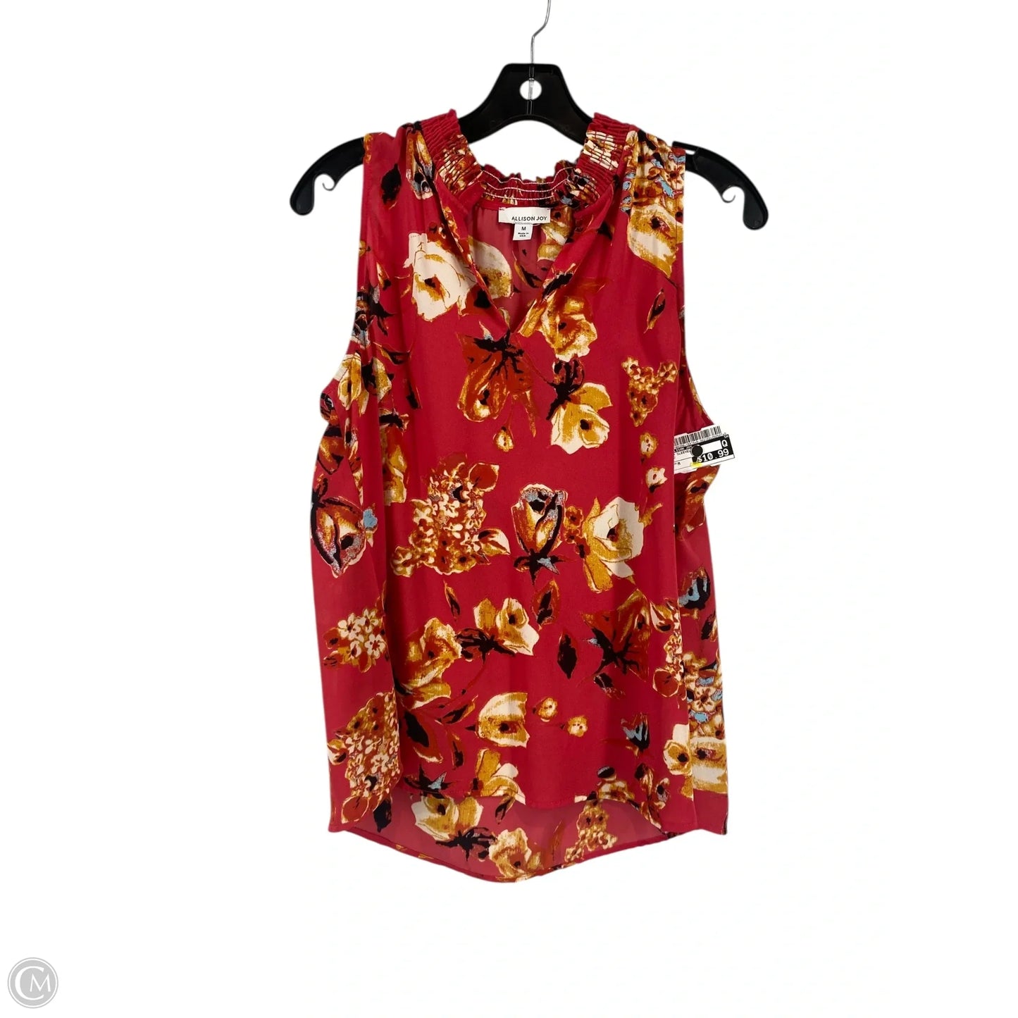 Top Sleeveless By Allison Joy In Red, Size: M