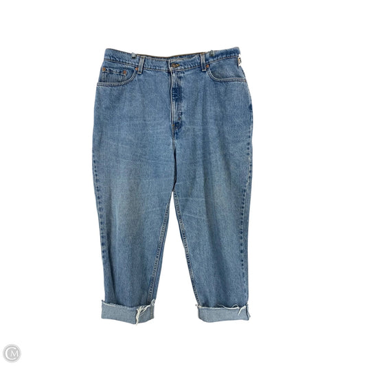 Jeans Boyfriend By Levis In Blue Denim, Size: 20