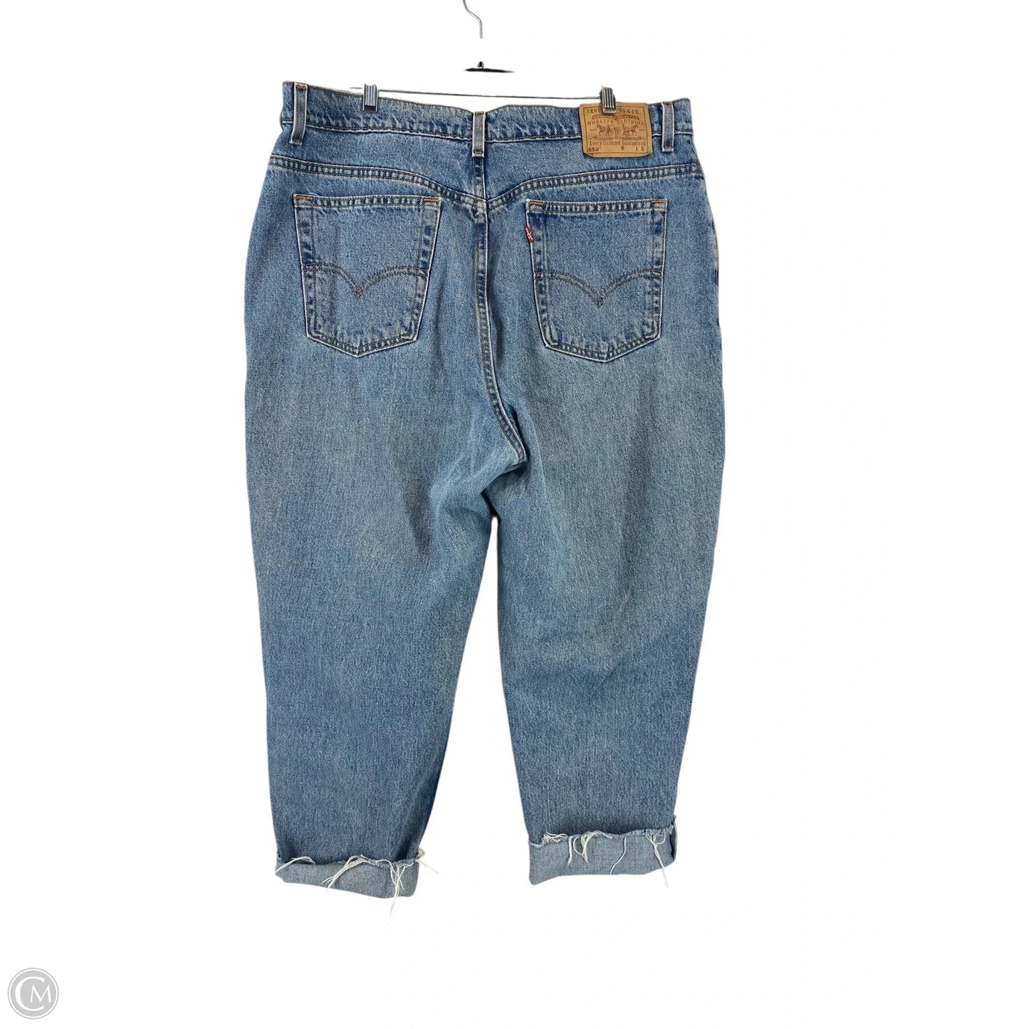 Jeans Boyfriend By Levis In Blue Denim, Size: 20