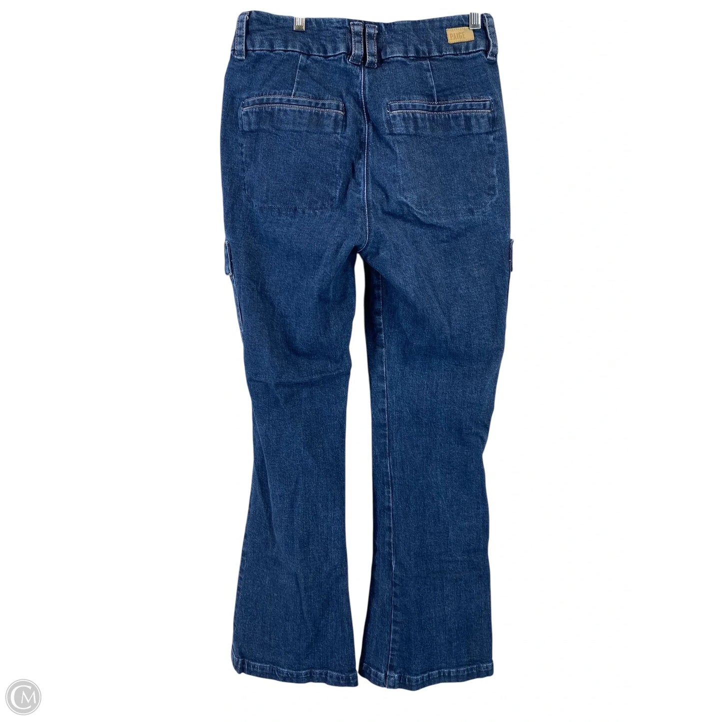 Jeans Straight By Paige In Blue Denim, Size: 28