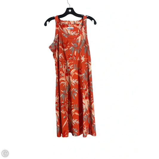 Dress Casual Short By Columbia In Orange, Size: M