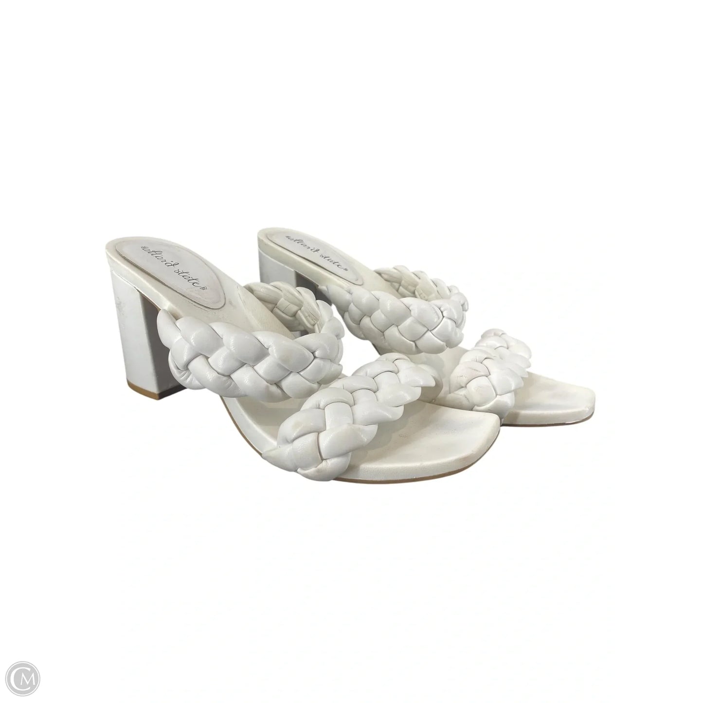 Sandals Heels Block By Altard State In White, Size: 10