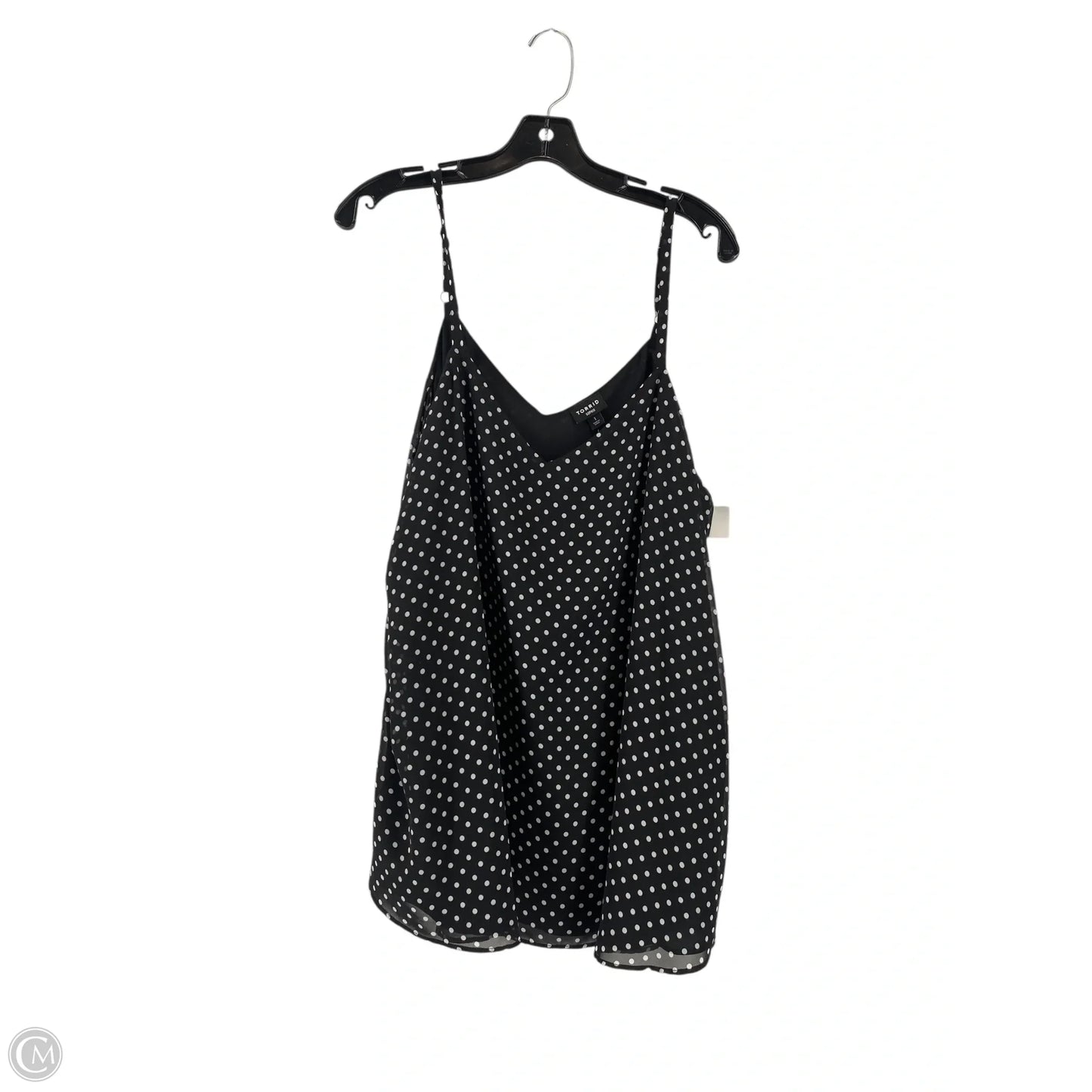 Top Sleeveless By Torrid In Polkadot Pattern, Size: 1x