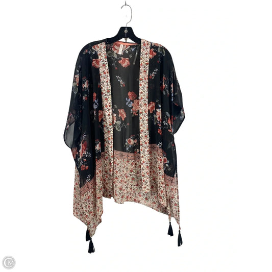 Kimono By Xhilaration In Floral Print, Size: Xs