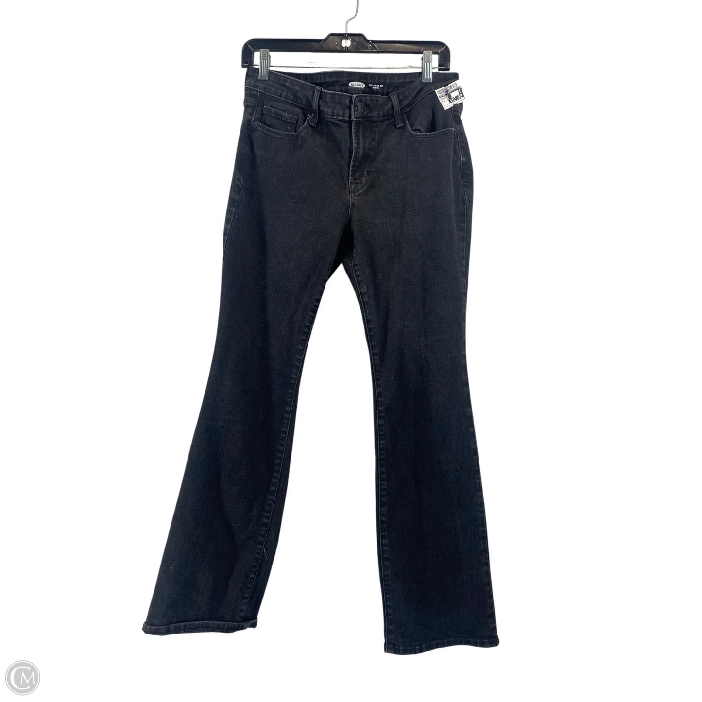 Jeans Boot Cut By Old Navy In Black Denim, Size: 8