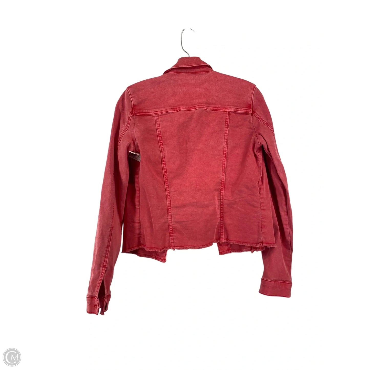 Jacket Denim By Kut In Red Denim, Size: Xs
