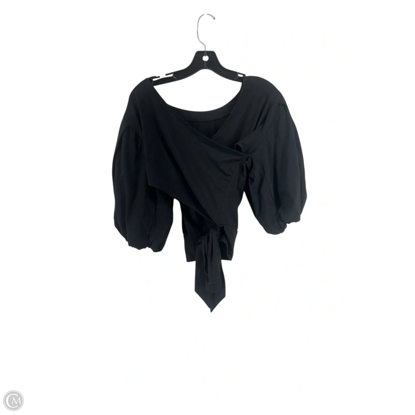 Top Short Sleeve By Express In Black, Size: S