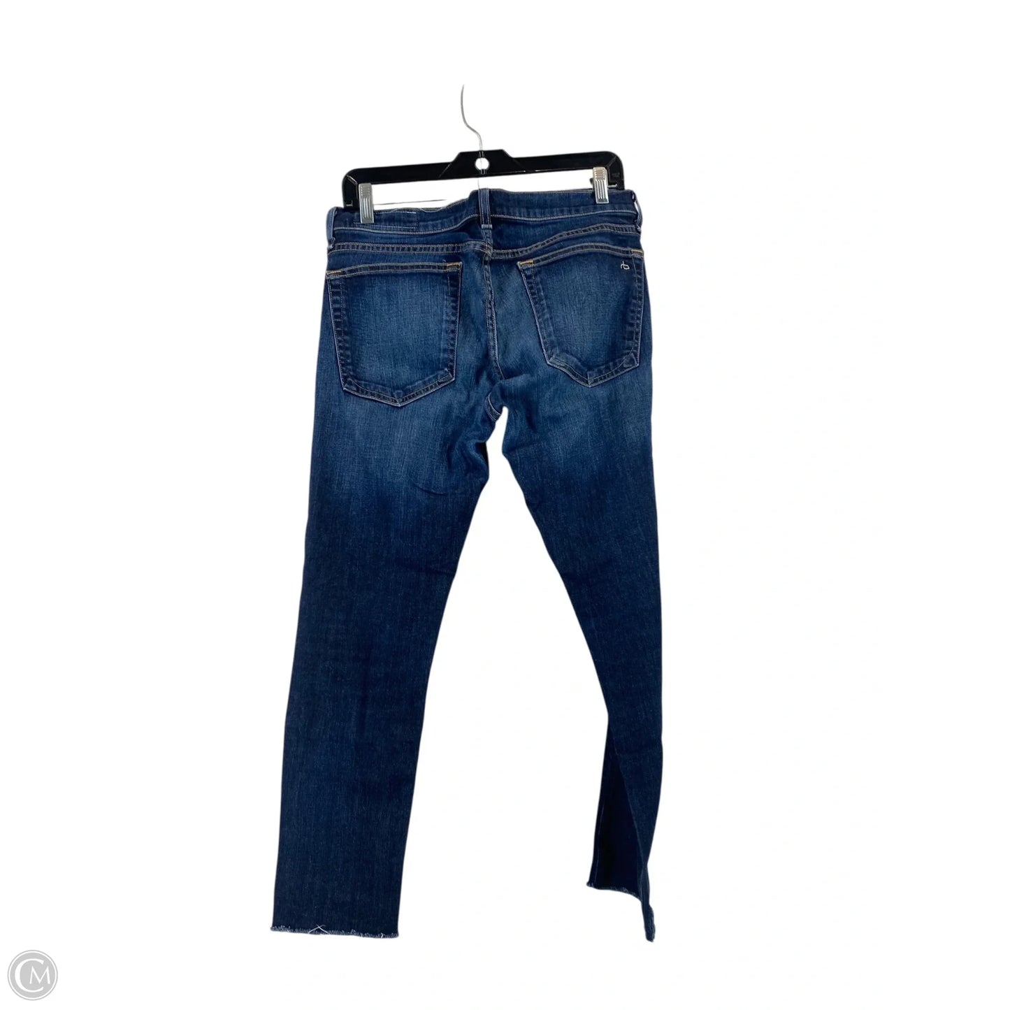 Jeans Skinny By Rag And Bone In Blue Denim, Size: 6
