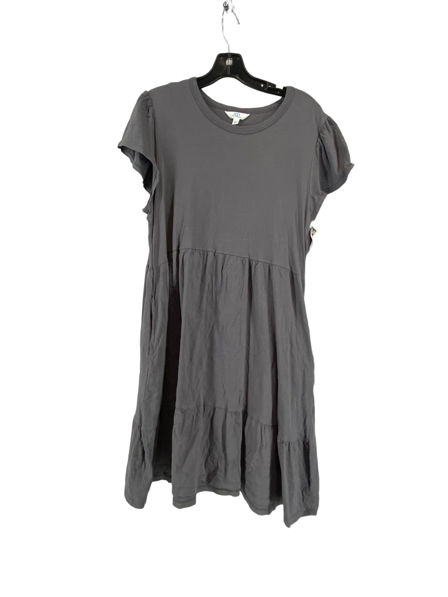 Grey Dress Casual Short Time And Tru, Size L