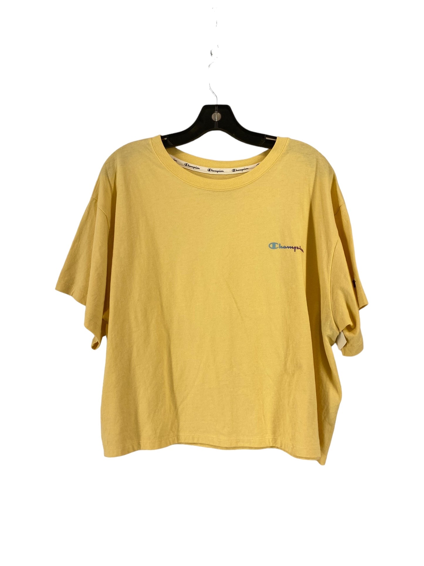 Yellow Top Short Sleeve Champion, Size 2x