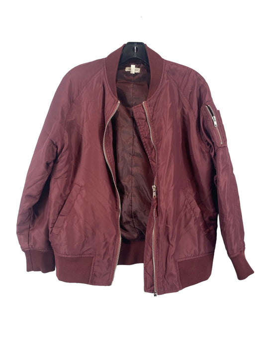 Jacket Moto By Silence And Noise In Red, Size: M