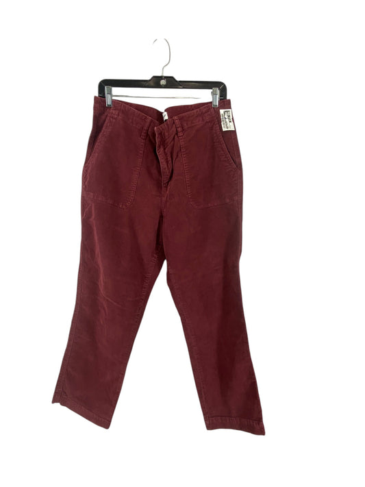 Pants Corduroy By Clothes Mentor In Maroon, Size: 14