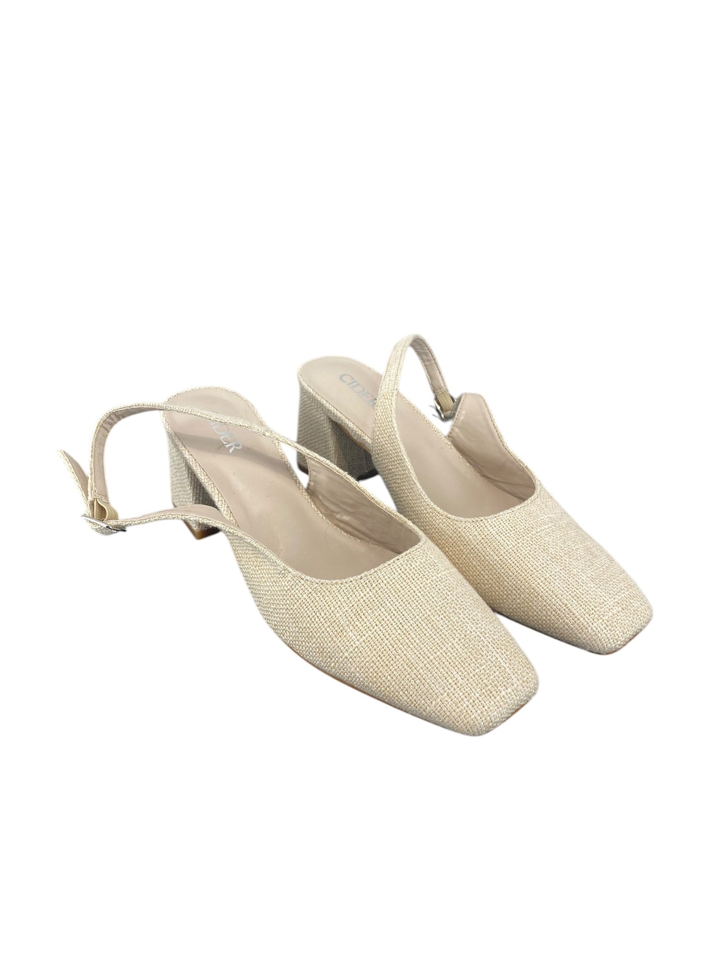 Shoes Heels Block By Clothes Mentor In Tan, Size: 6