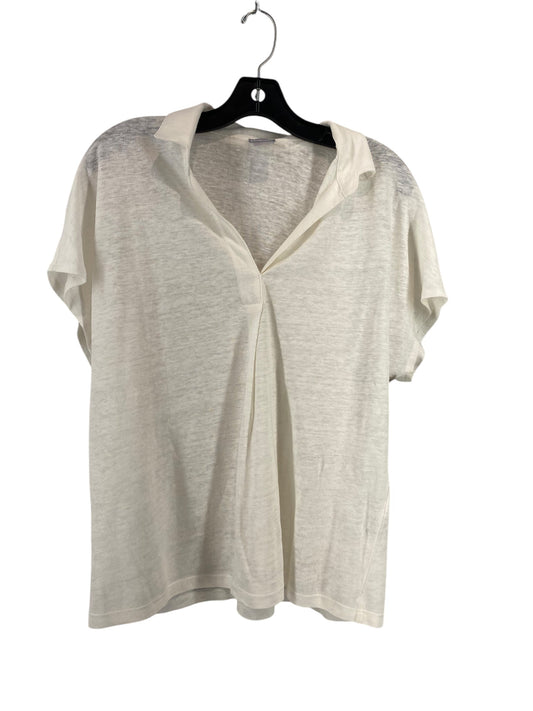 Top Short Sleeve By Chicos In Ivory, Size: S