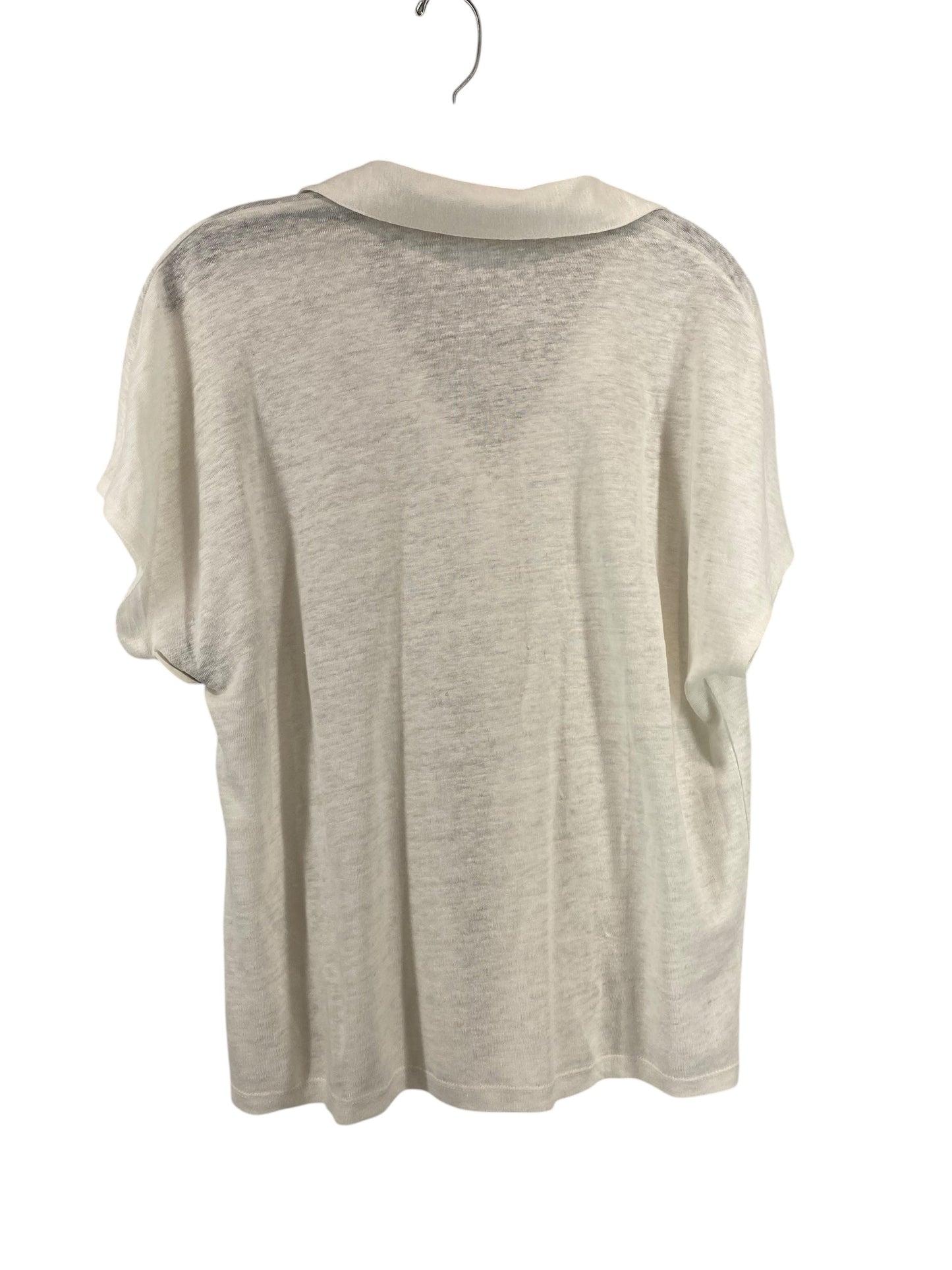 Top Short Sleeve By Chicos In Ivory, Size: S