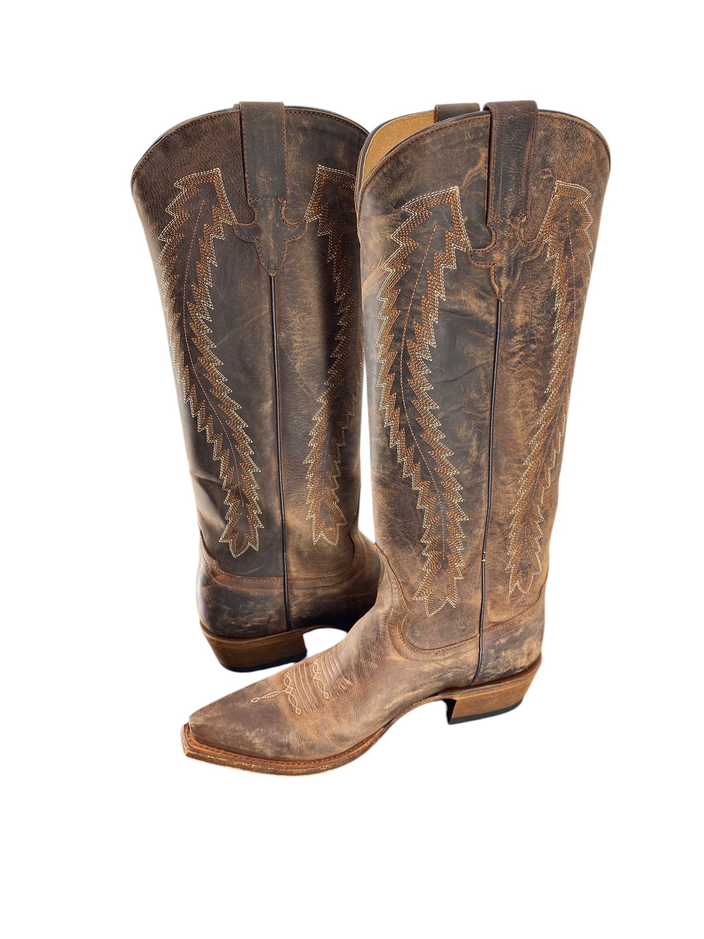 Boots Western By Clothes Mentor In Brown, Size: 6.5