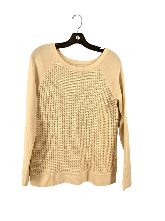 Sweater By Charter Club In Cream, Size: M