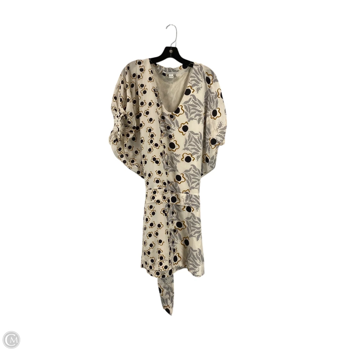 Dress Casual Short By Diane Von Furstenberg In Cream, Size: 2