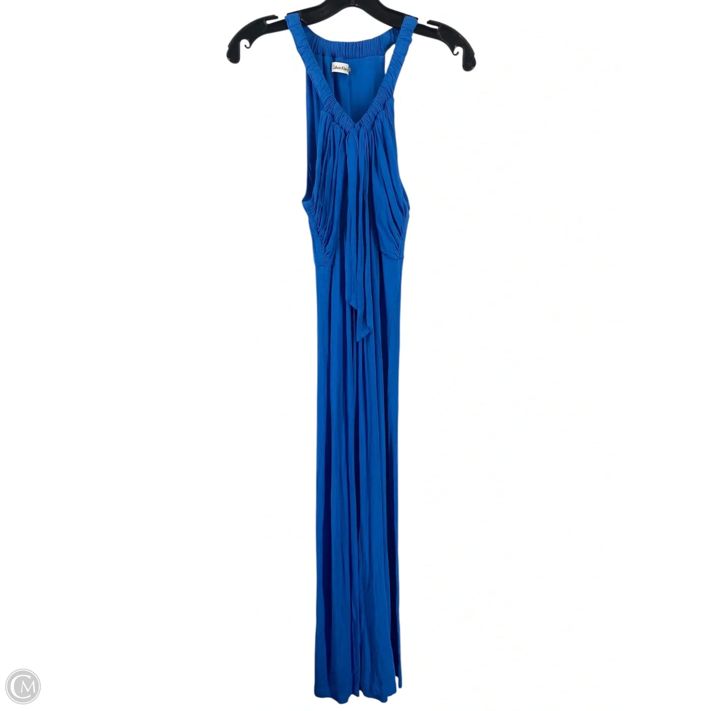 Dress Casual Maxi By Calvin Klein In Blue, Size: 10