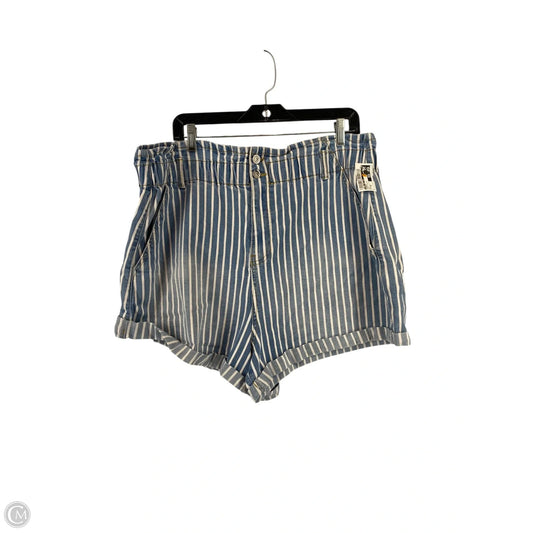 Shorts By Time And Tru In Blue & White, Size: 3x