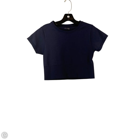 Athletic Top Short Sleeve By Aerie In Navy, Size: M