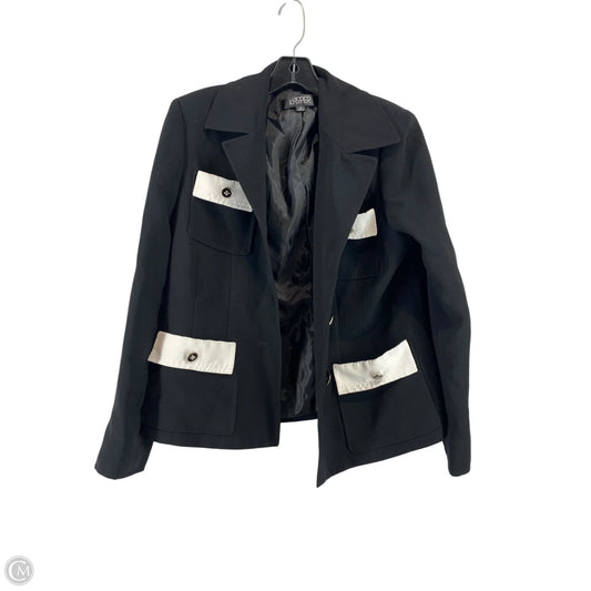 Blazer By Kasper In Black & White, Size: 12