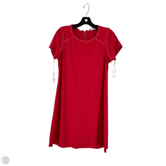 Dress Casual Short By Calvin Klein In Pink, Size: Xl
