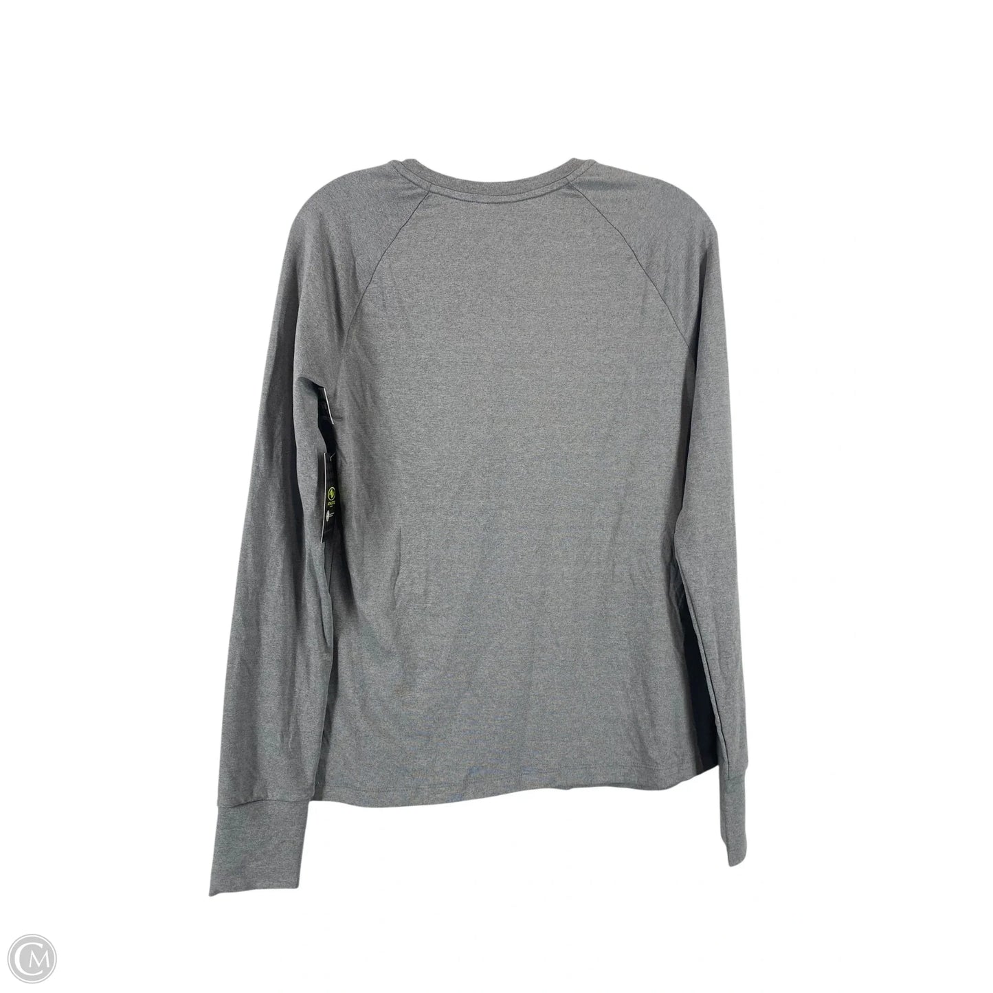 Athletic Top Long Sleeve Crewneck By Athletic Works In Grey, Size: M