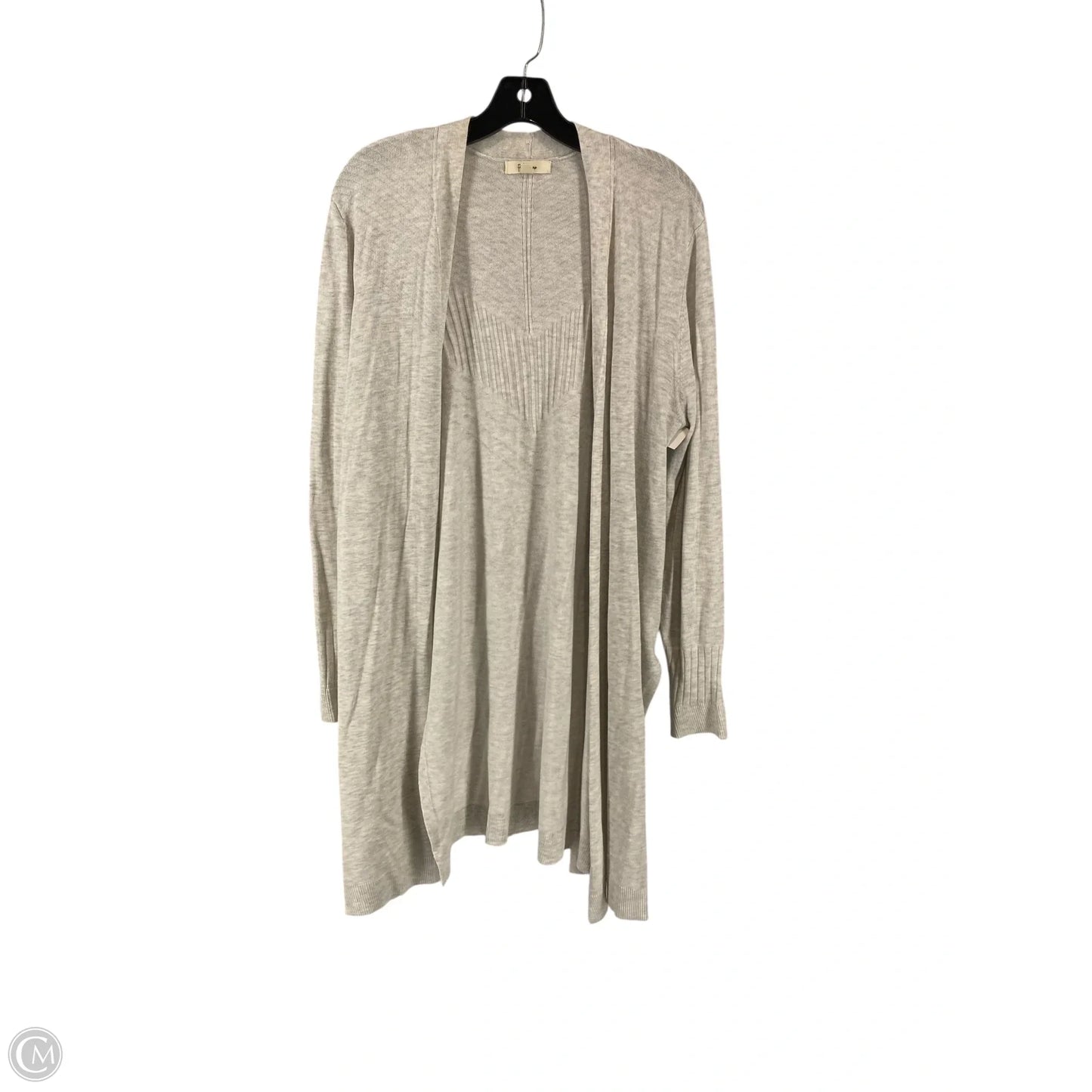 Cardigan By Peyton Primrose In Grey, Size: Xl