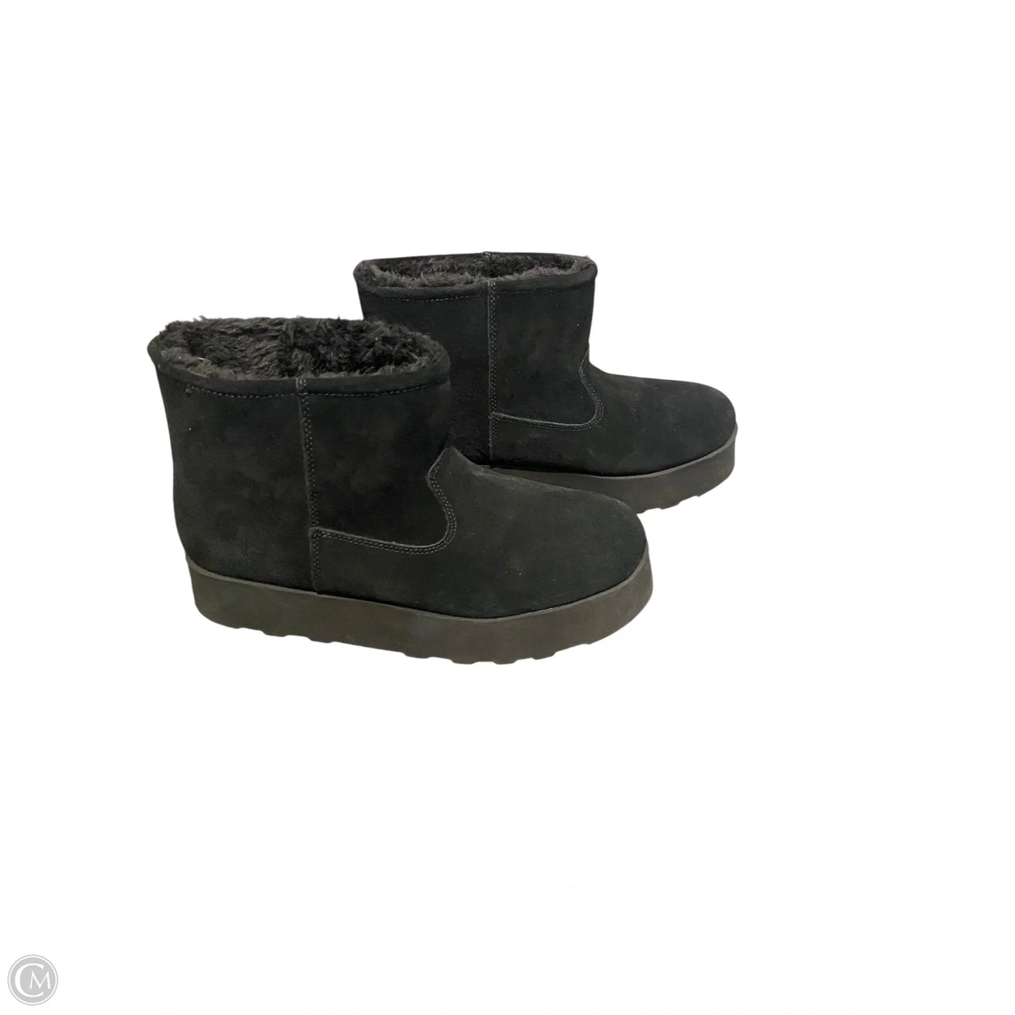 Boots Ankle Heels By Time And Tru In Black, Size: 11