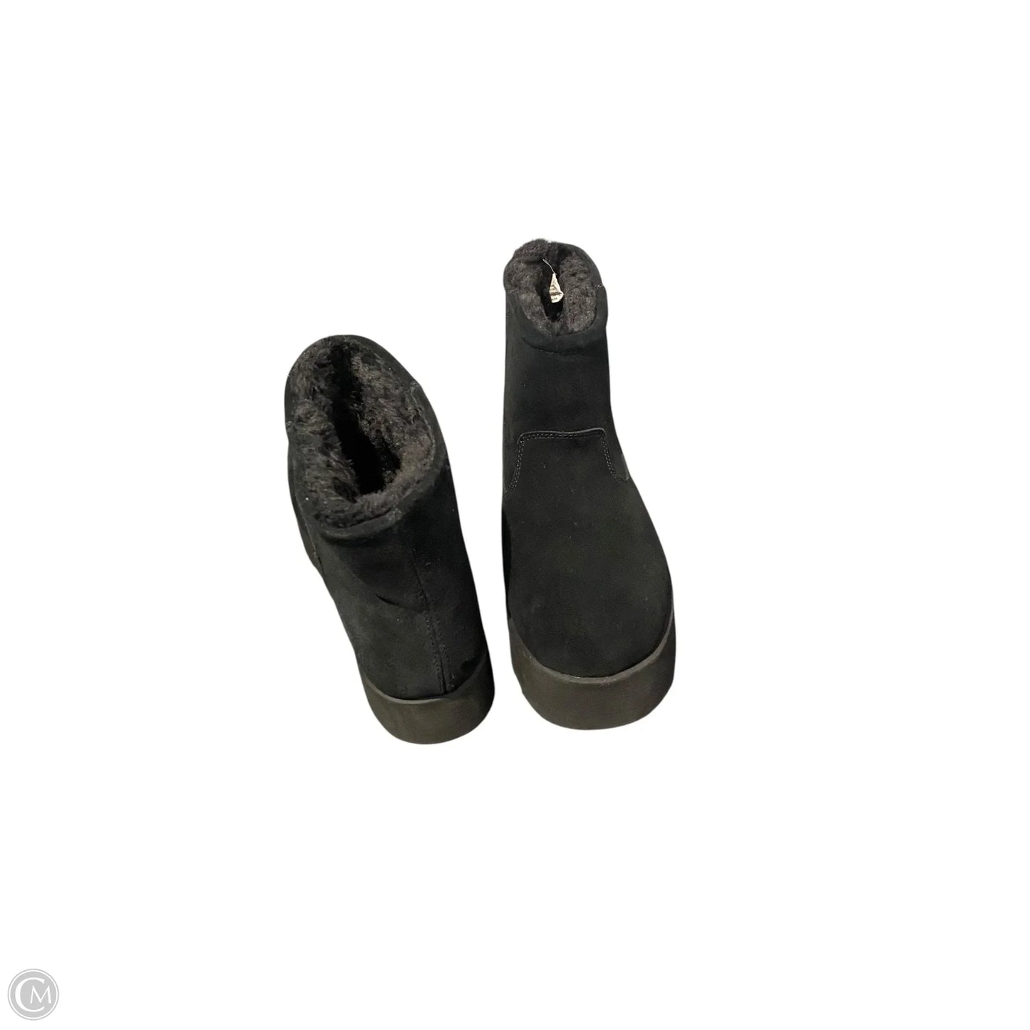 Boots Ankle Heels By Time And Tru In Black, Size: 11